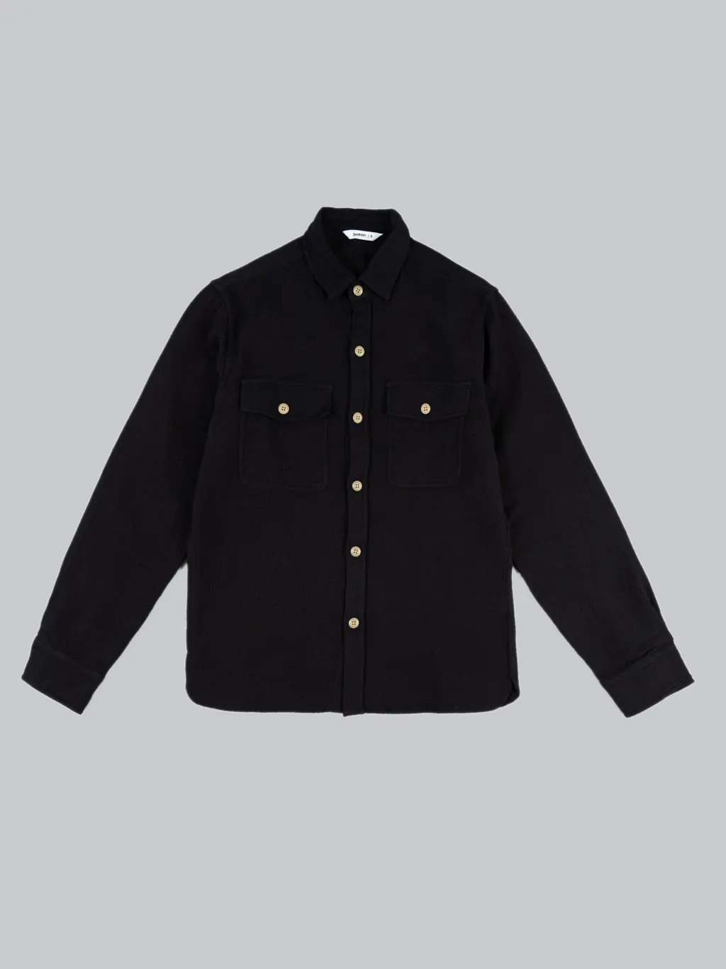 3sixteen CPO Shirt Black Overdye Sashiko