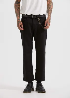 Afends Mens Ninety Twos - Denim Relaxed Fit Jeans - Black