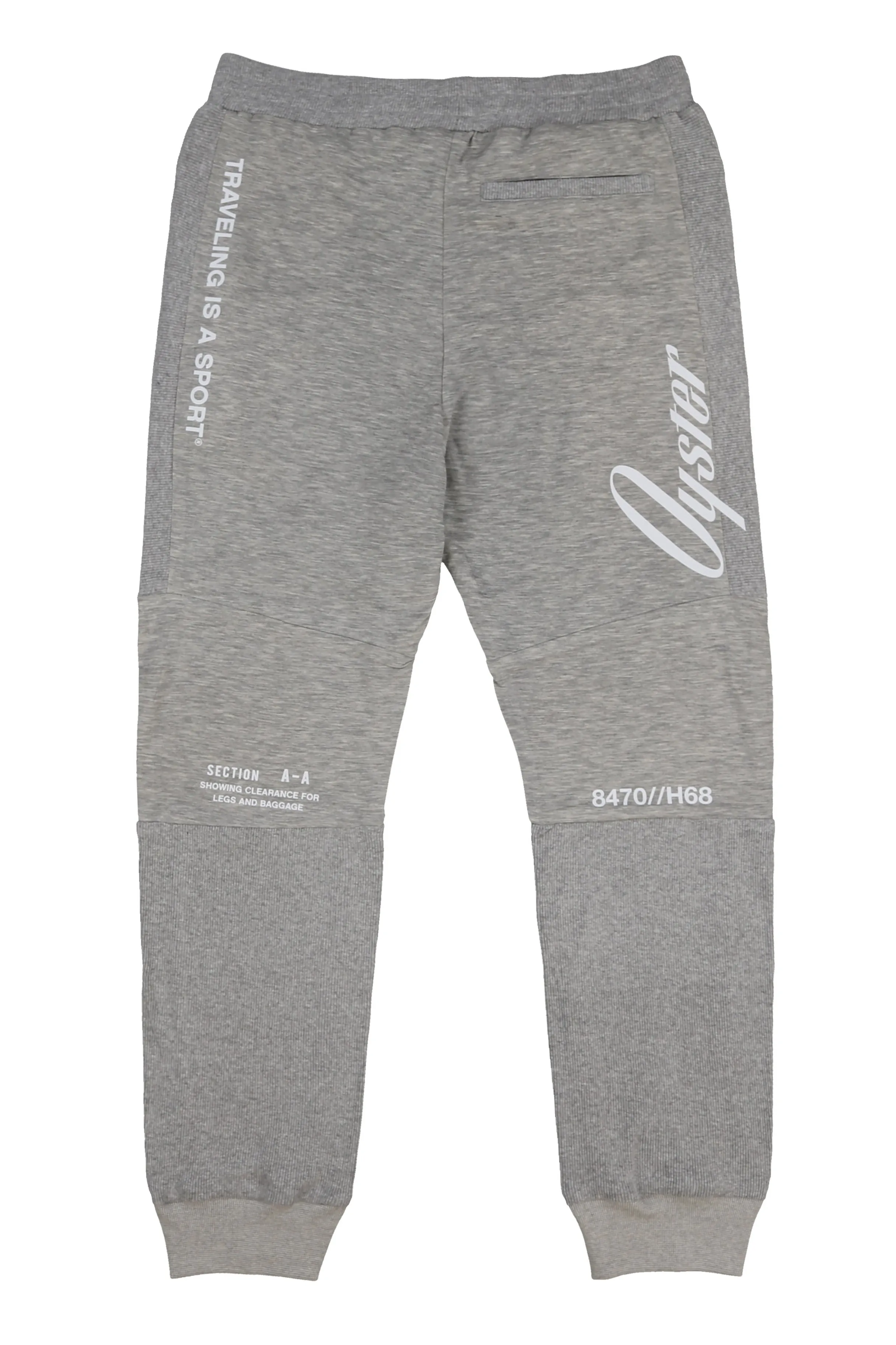 Airfloat Sweatpants (Grey Melange/Green/Orange