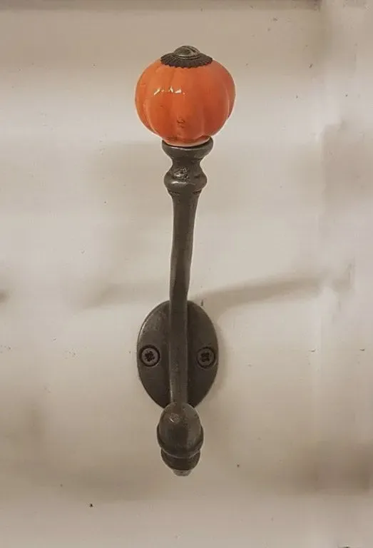 Albany Acorn  Coat Hook Orange