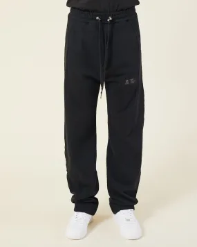 BAGGY LOOPBACK COTTON-JERSEY TRACK PANTS