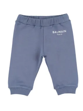 Balmain   Organic cotton sweatpants w/logo 