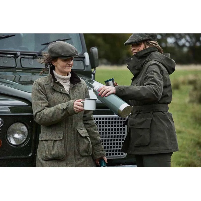 Barbour Fairfield Ladies Wool Tweed Waterproof Jacket - Gardenia