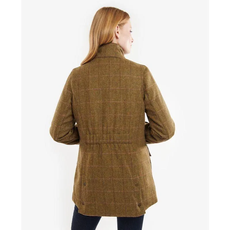 Barbour Fairfield Ladies Wool Tweed Waterproof Jacket - Windsor/Brown