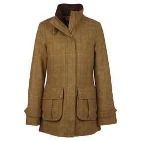 Barbour Fairfield Ladies Wool Tweed Waterproof Jacket - Windsor/Brown