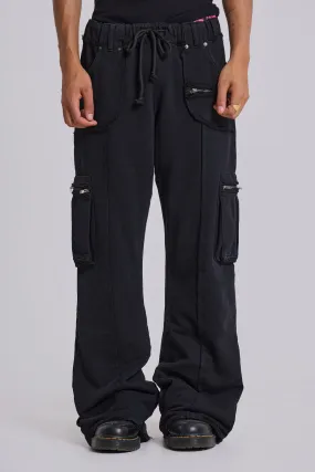 Black Shift Cargo Joggers