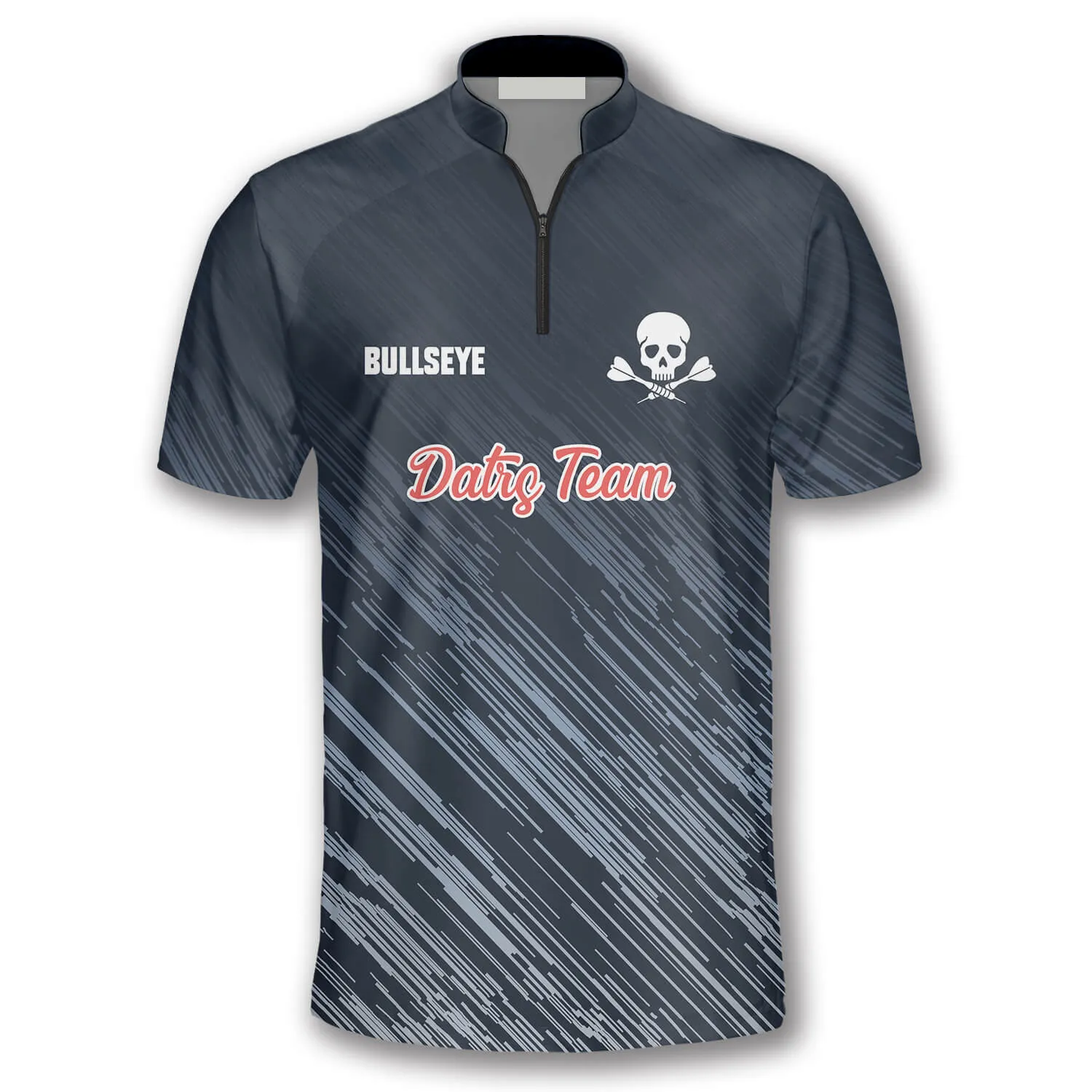 BullEye Silver Meteors Custom Darts Jerseys for Men, Idea Gift for Dart Lovers