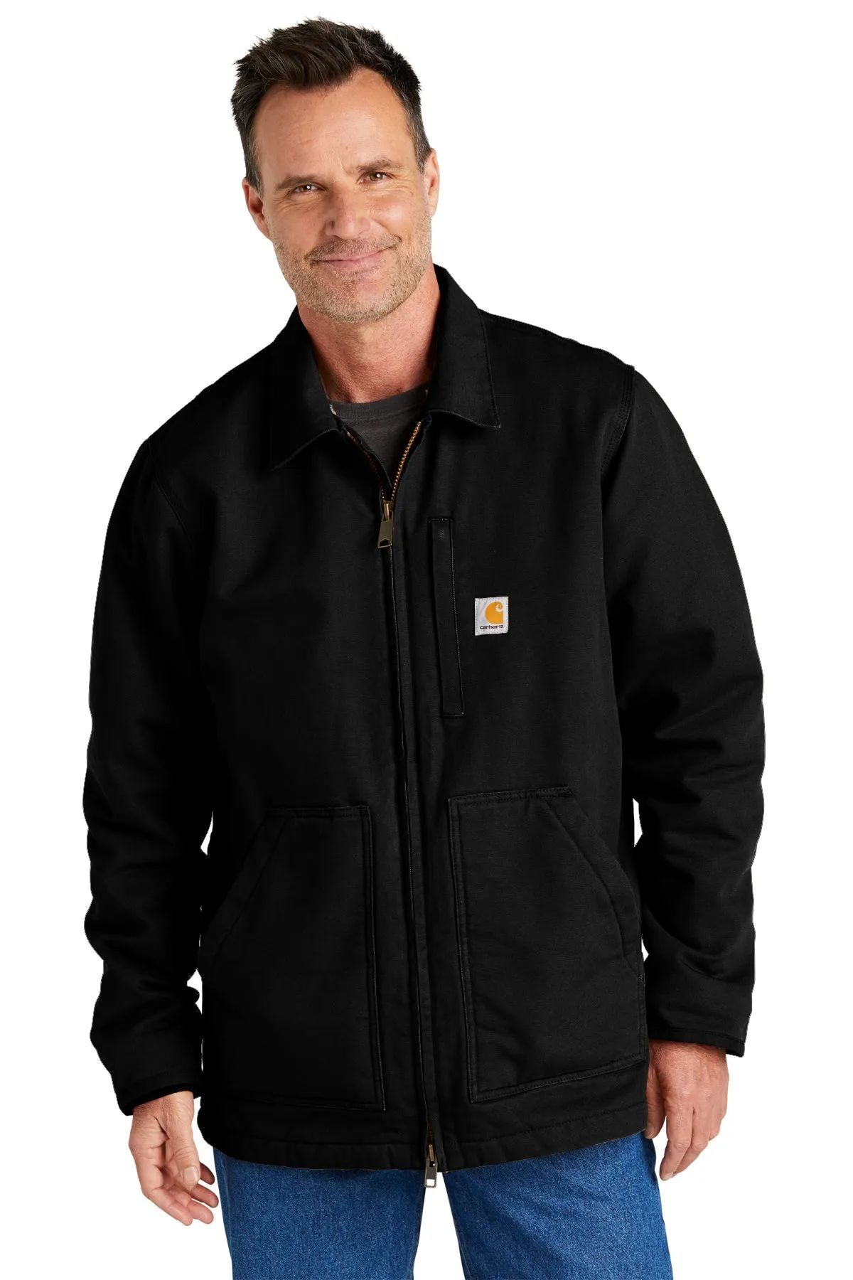 Carhartt Tall Sherpa-Lined Customized Coats, Black