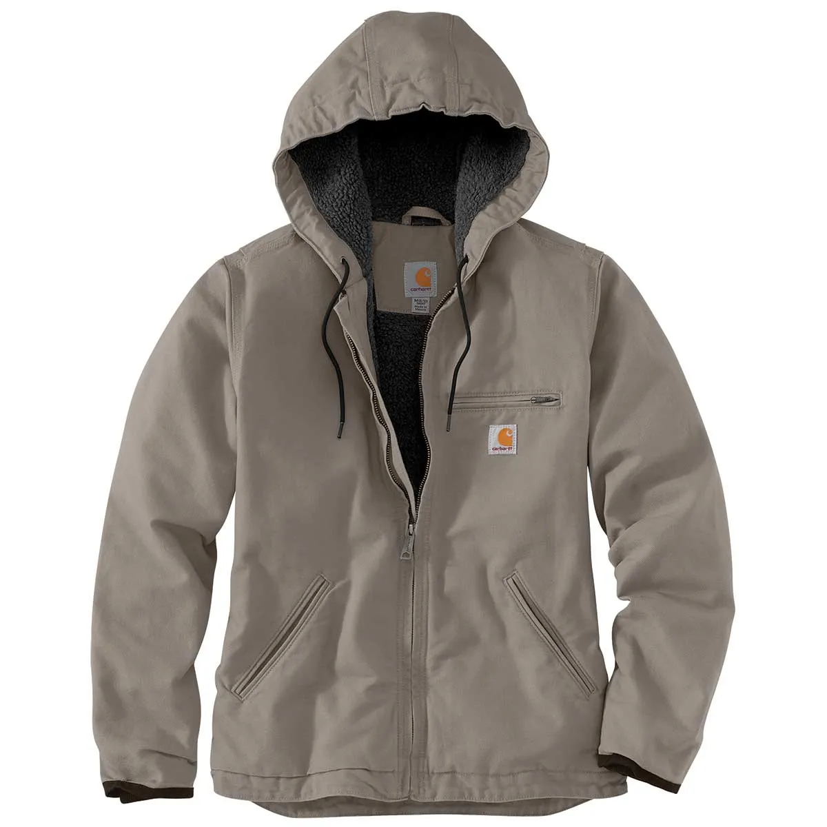 Carhartt Women's 0J141 Washed Duck Sherpa-Lined Jacket