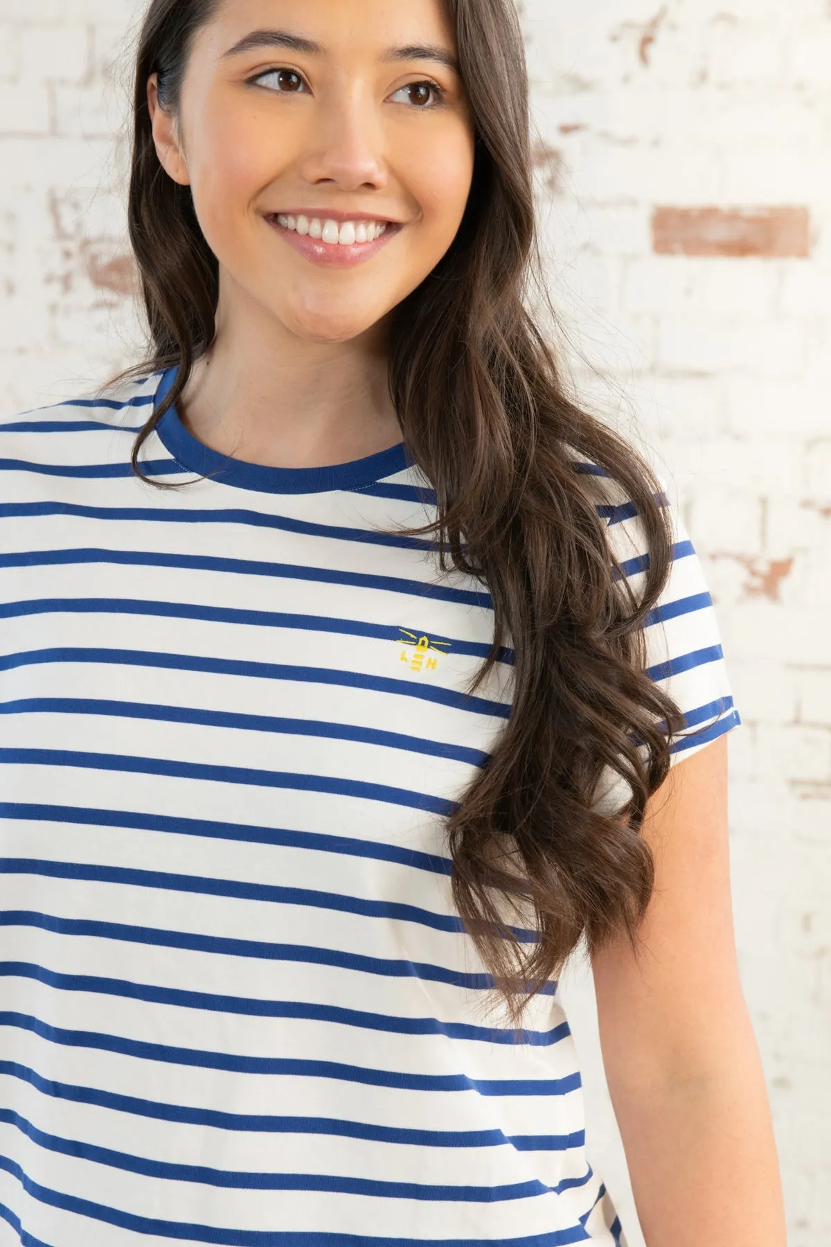 Causeway Tee - Indigo Stripe