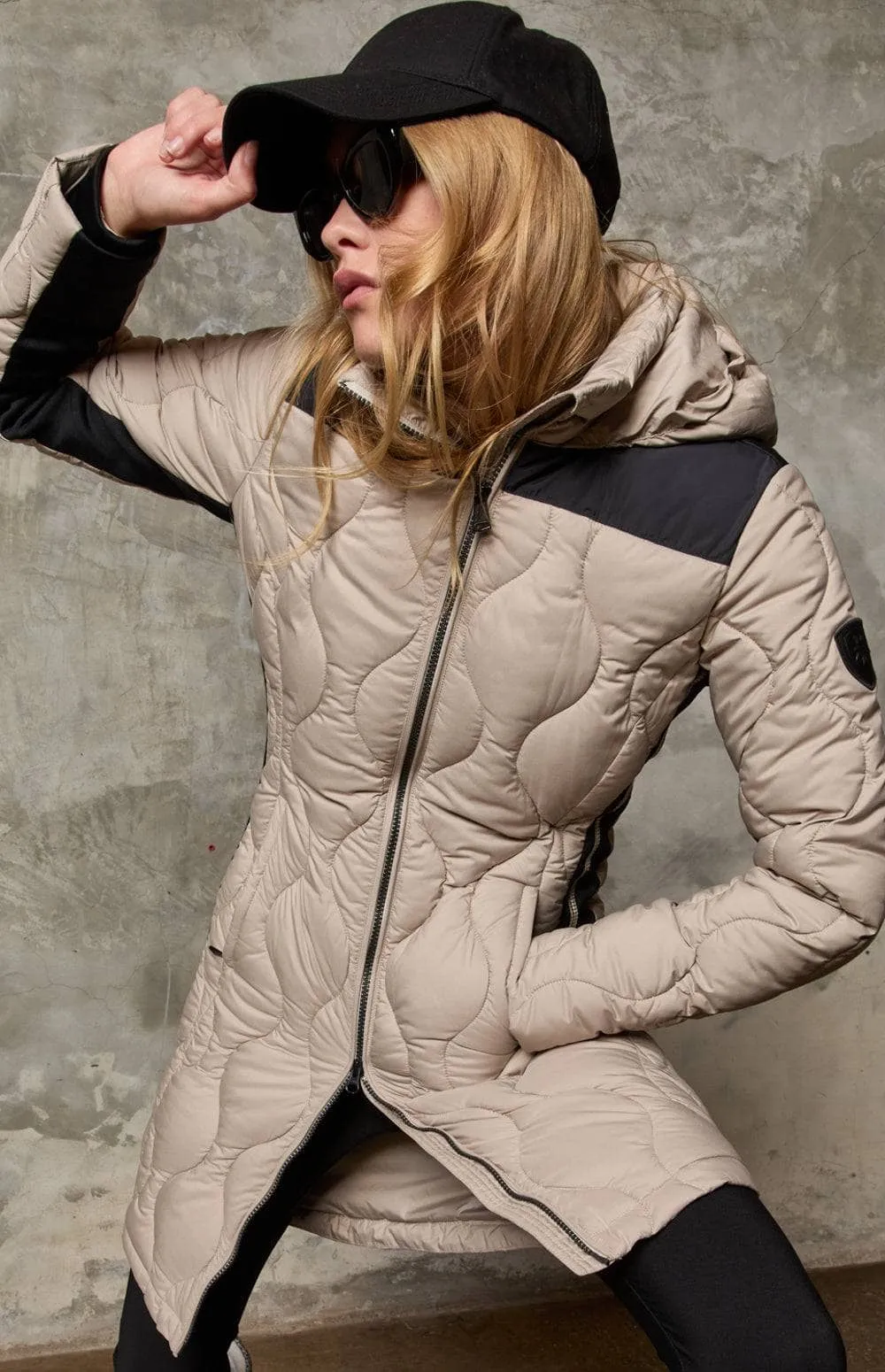 Chamonix Long Jacket | Stone