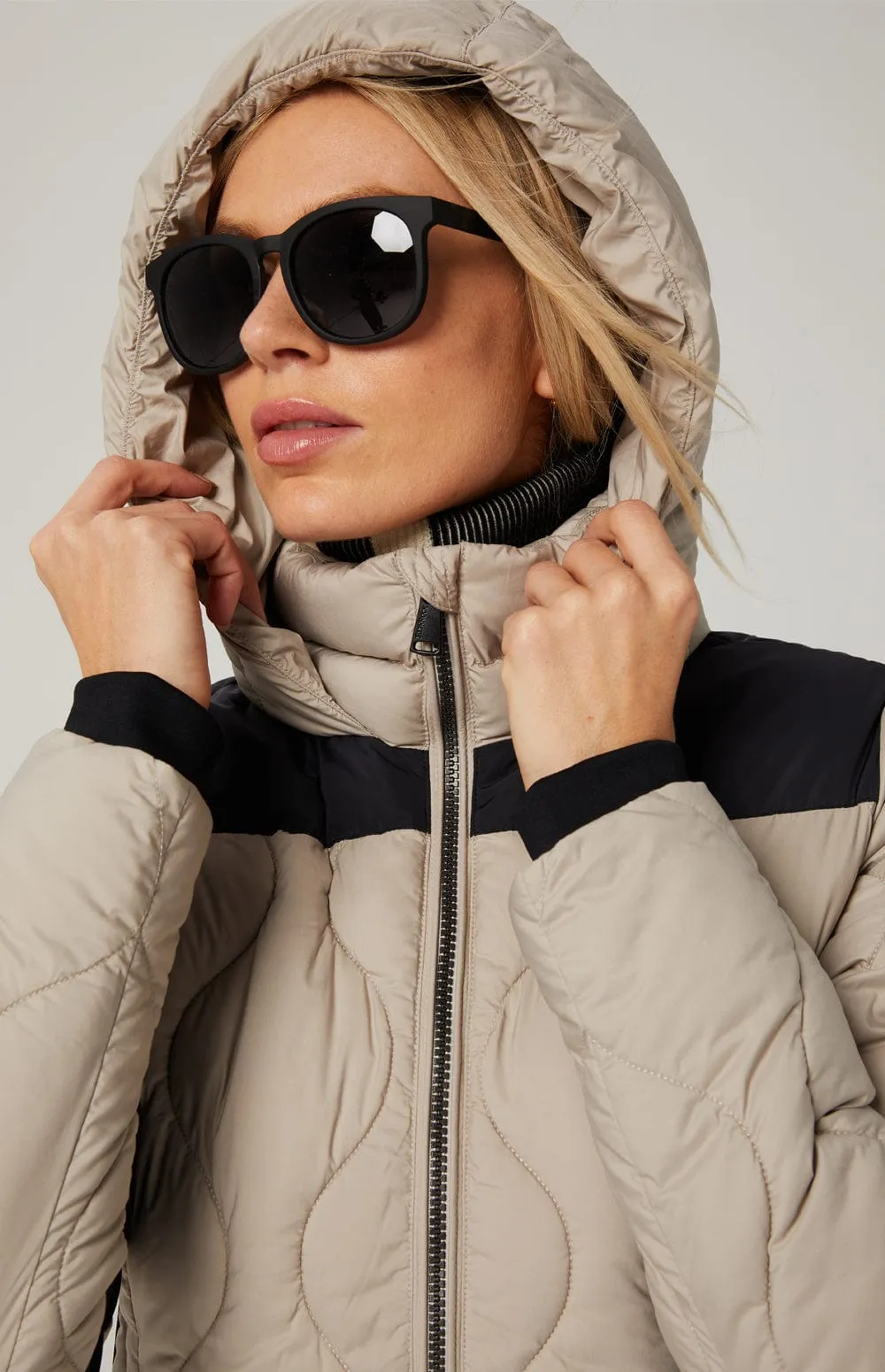 Chamonix Long Jacket | Stone