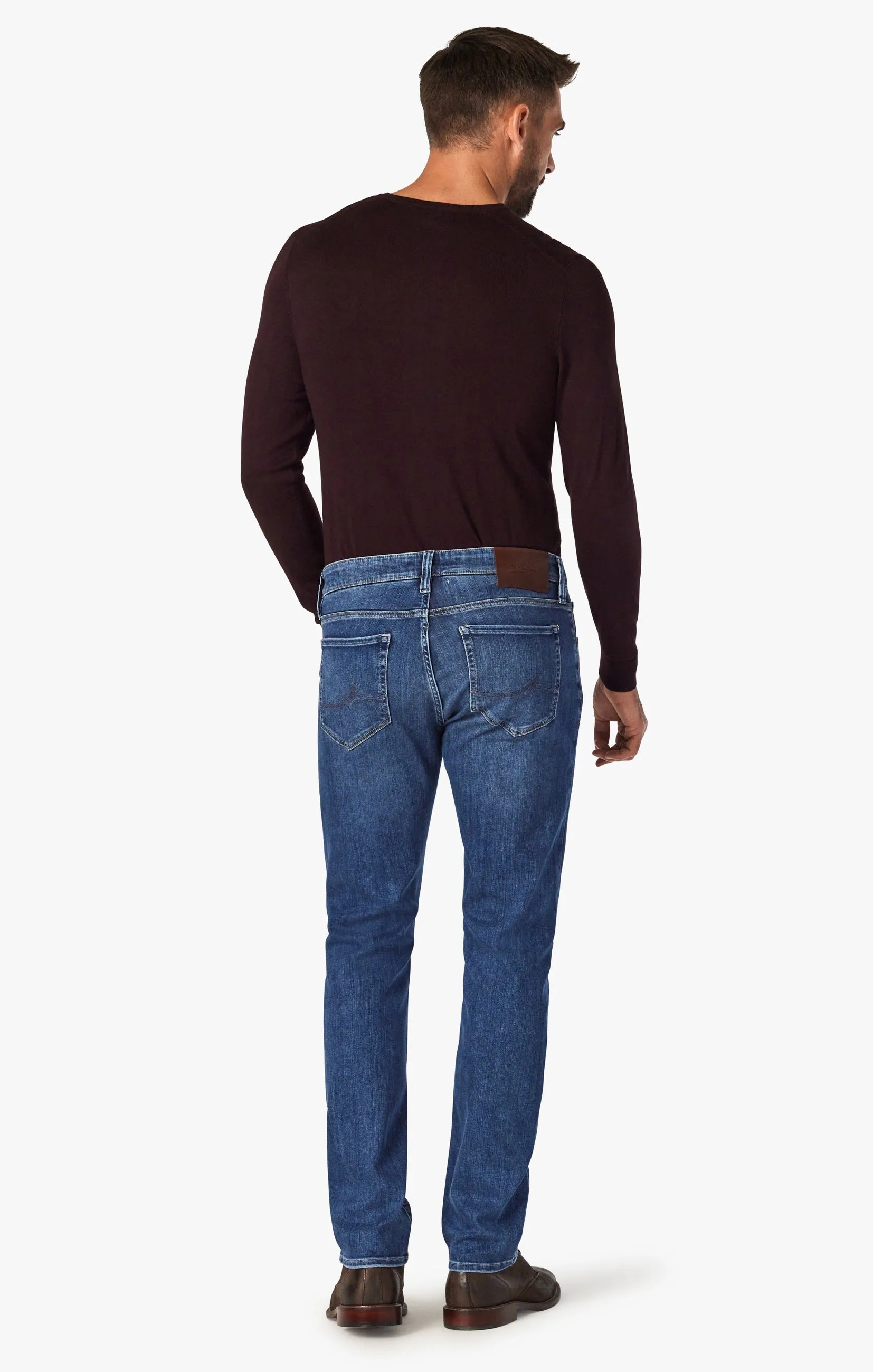 Cool Tapered Leg Jeans In Mid Brushed Refined