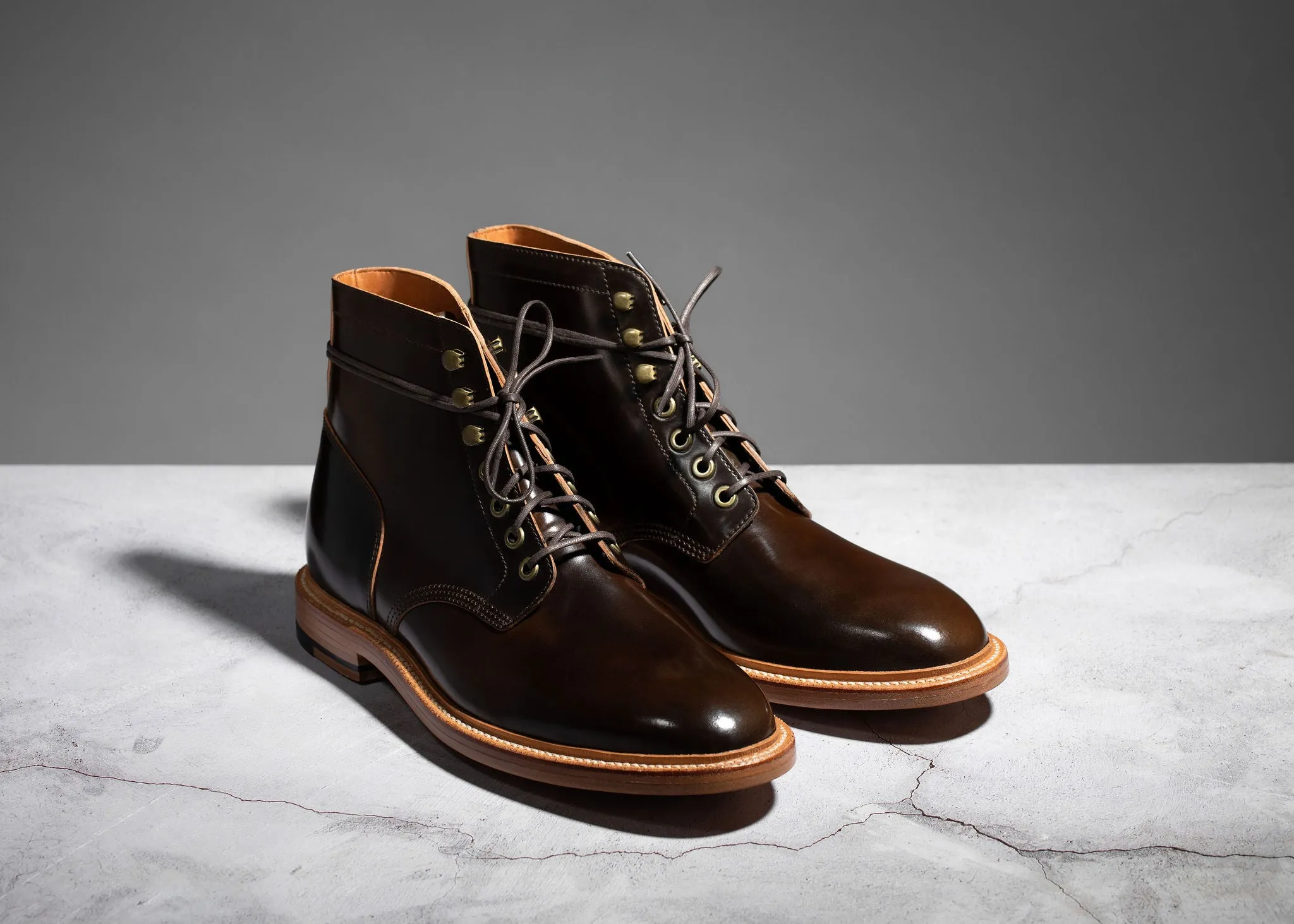 Diesel Boot Maduro Shell Cordovan