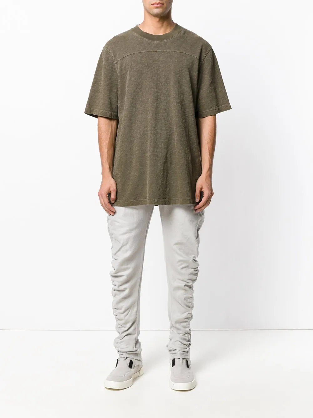 Draped Slim Pant Dust