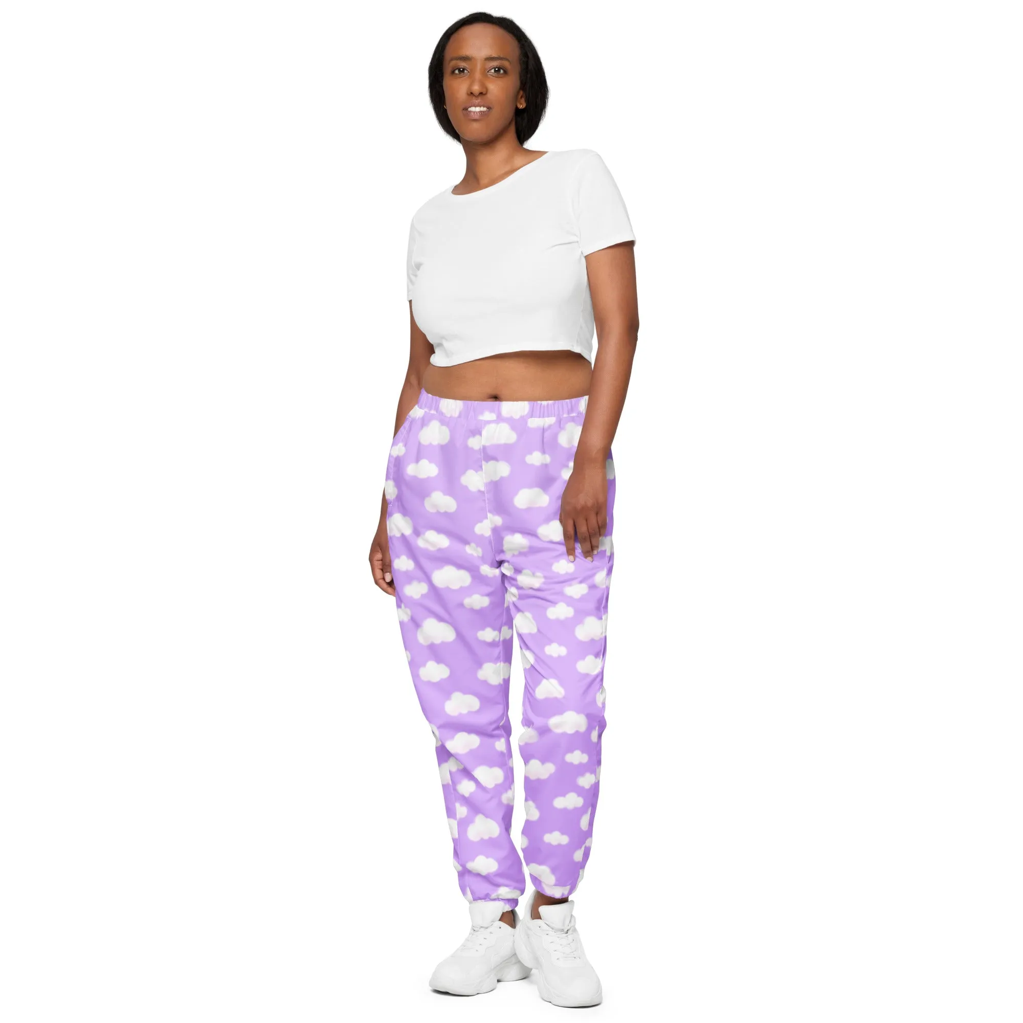 Dreamy Clouds Unisex Track Pants (Lilac)