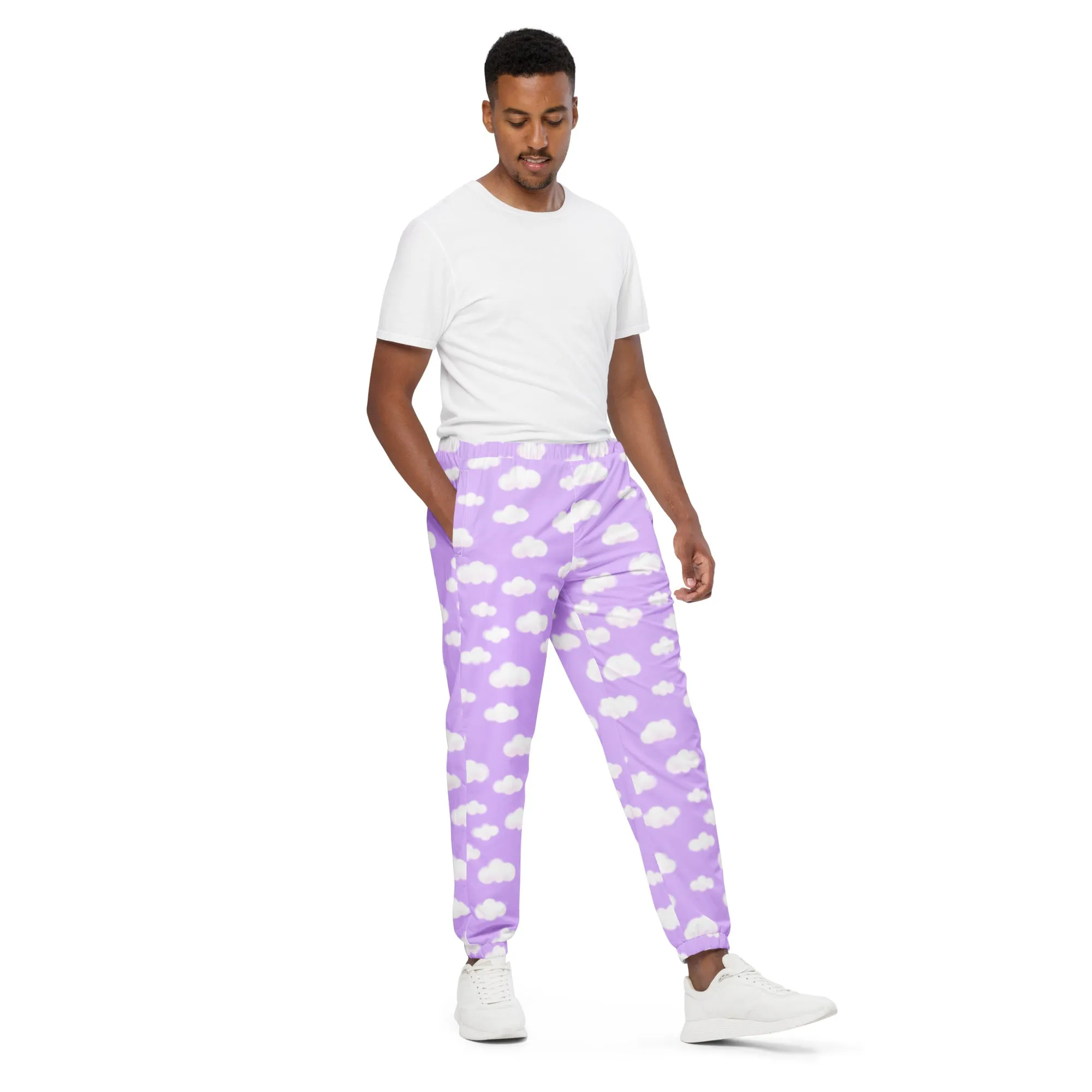 Dreamy Clouds Unisex Track Pants (Lilac)