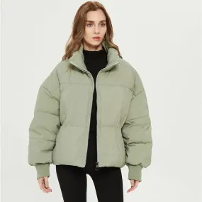 DressBetty - Winter Zipper Pockets Female Warm Elegant Coat