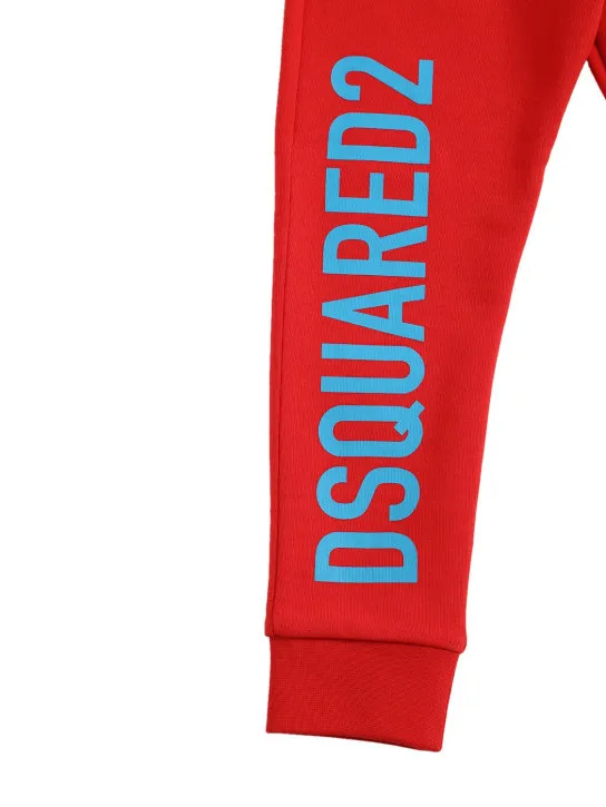 Dsquared2   Logo print cotton sweatpants 