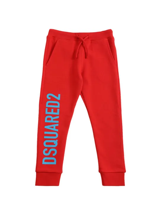 Dsquared2   Logo print cotton sweatpants 