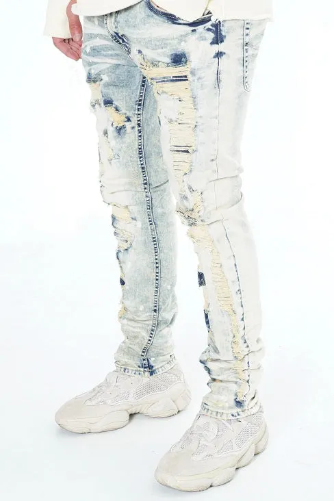 F1722 FROST Ripped Jeans - Dirt