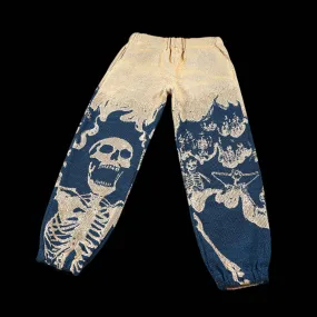 'Flaming Skeletons' sweatpants