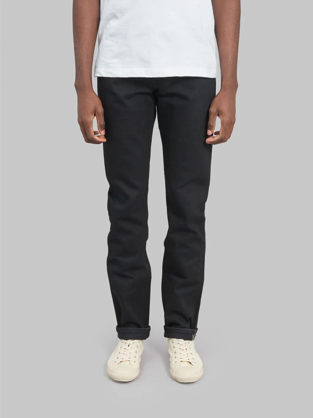 Freenote Cloth Avila 17oz Black Denim Slim Taper Jeans