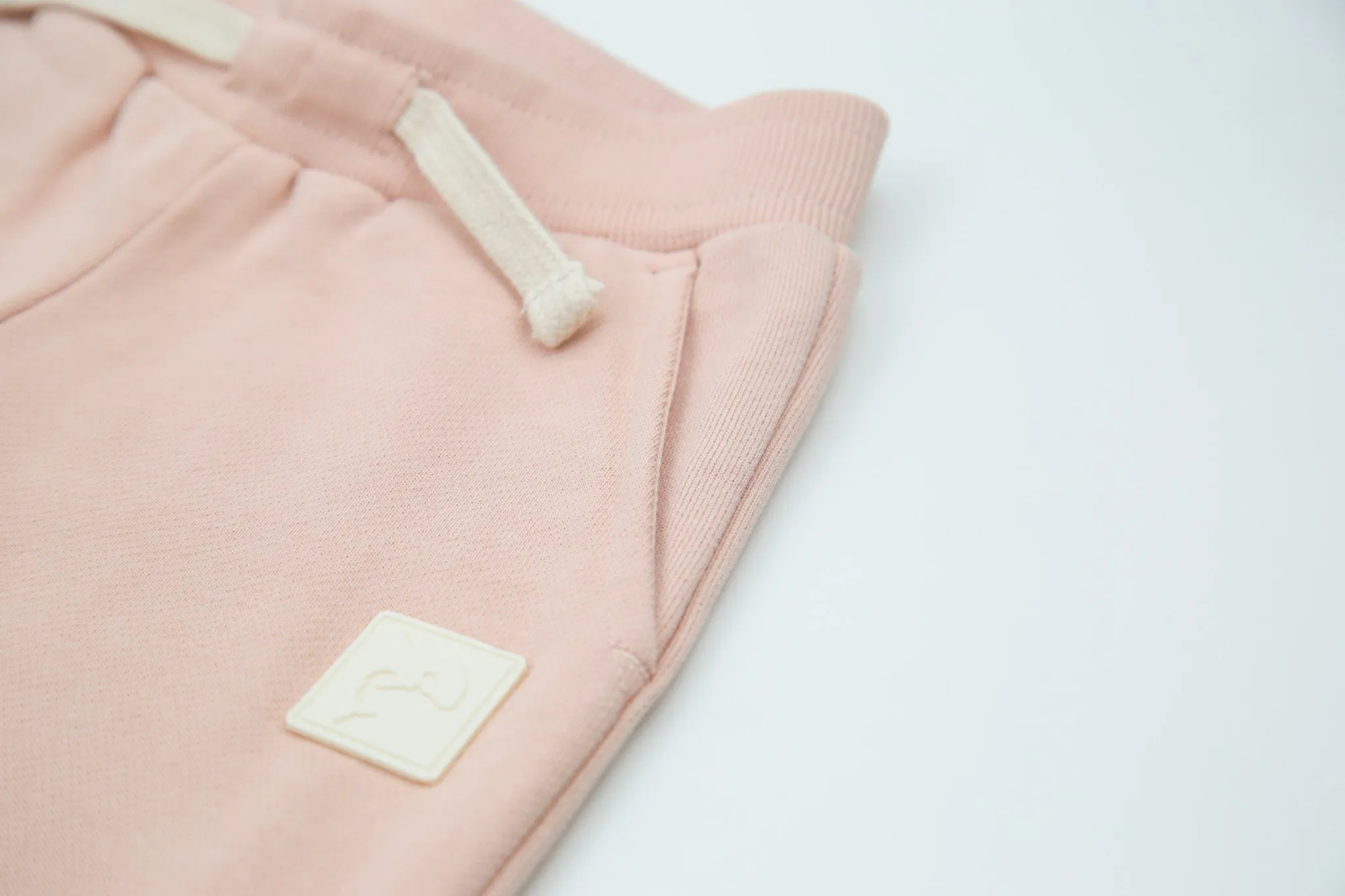 French Terry Sweatpants _ Pale Rose