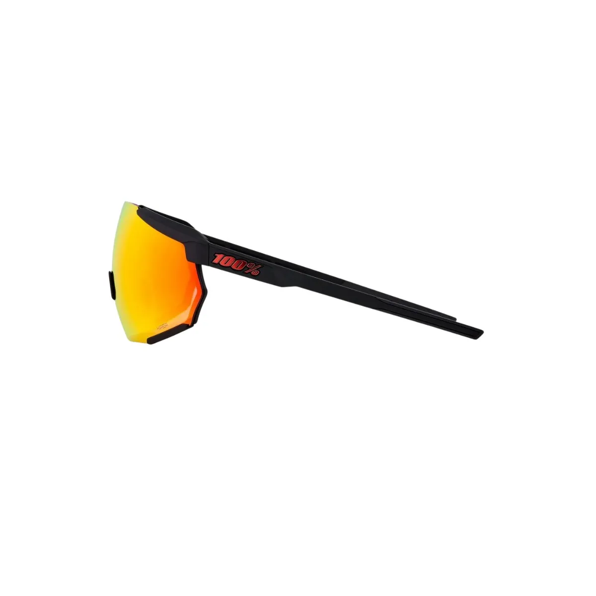 Glasses 100% Racetrap 3.0 Soft Tact Black Red