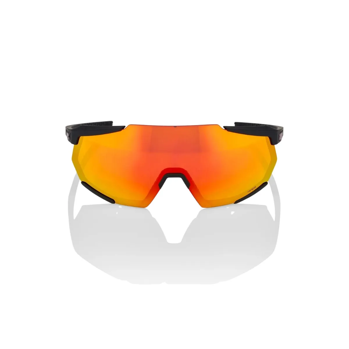 Glasses 100% Racetrap 3.0 Soft Tact Black Red