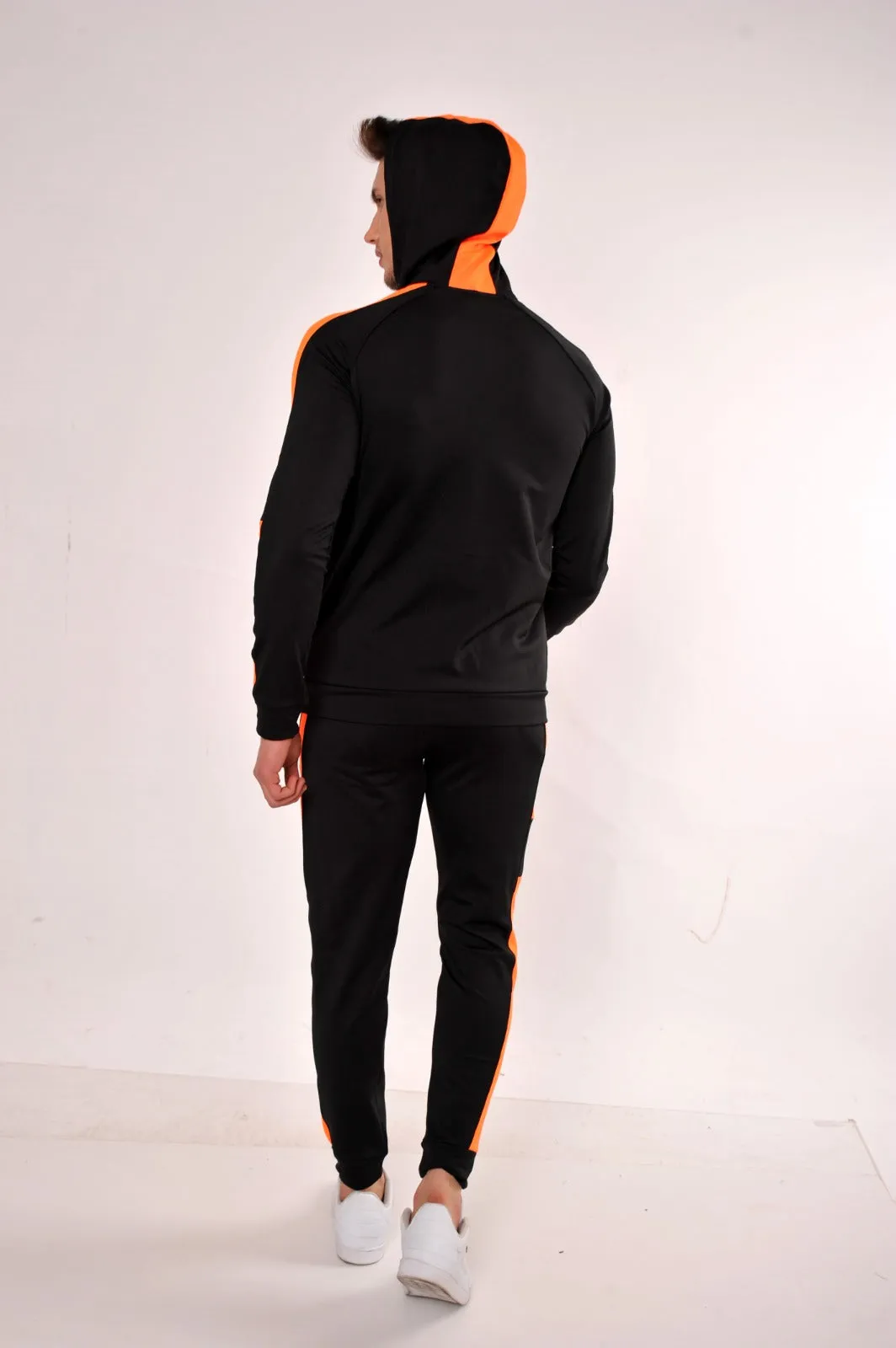 Highlight Black With Black Gradient Tracksuit Set (2pcs)