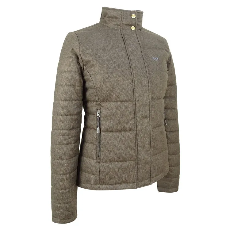 Hoggs of Fife Ladies Elgin Quilted Herringbone Jacket