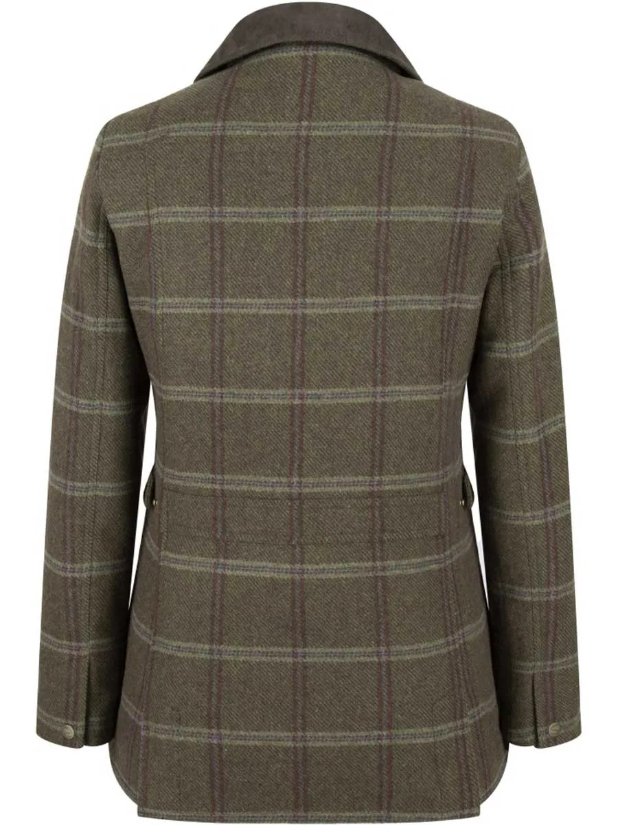 HOGGS OF FIFE Musselburgh Ladies Tweed Field Coat - Bracken