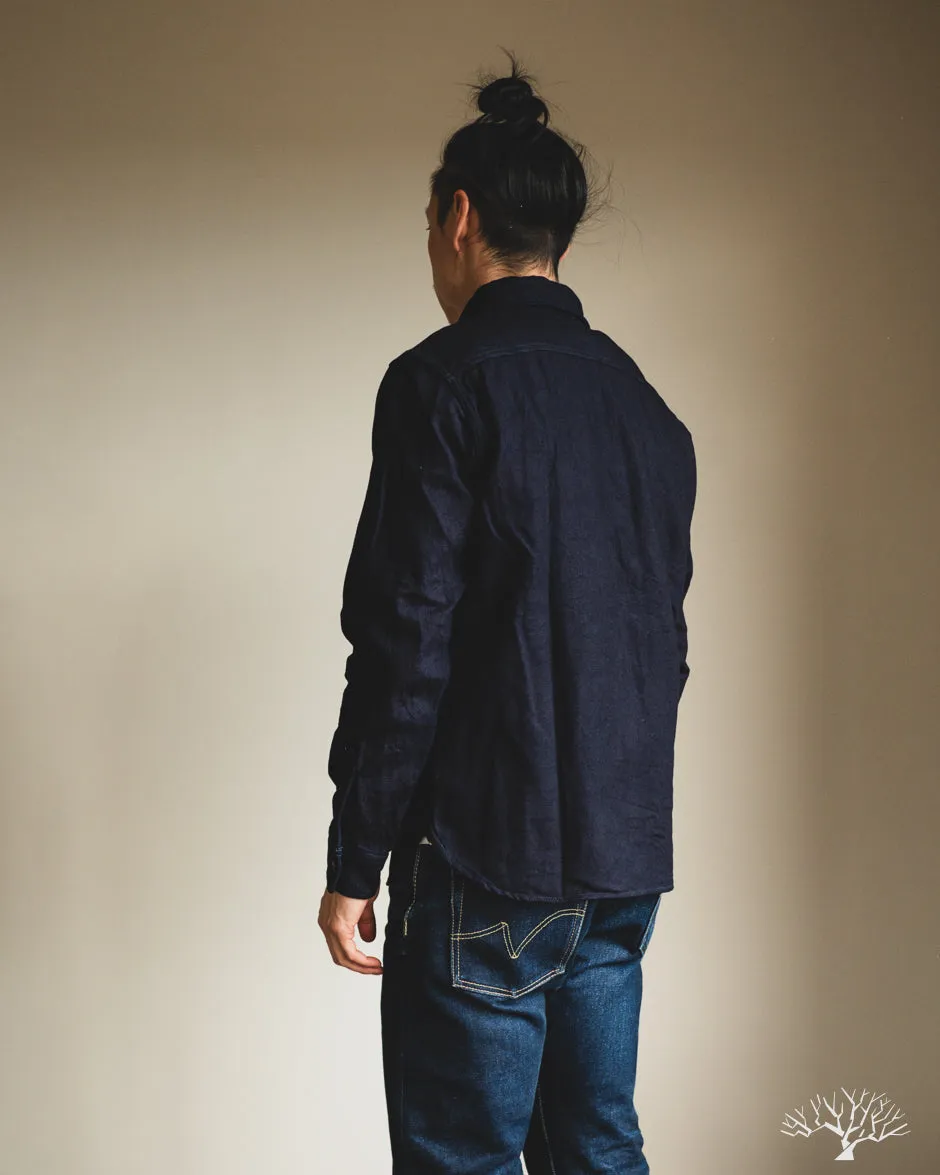 Indigo Selvedge Heavy Flannel