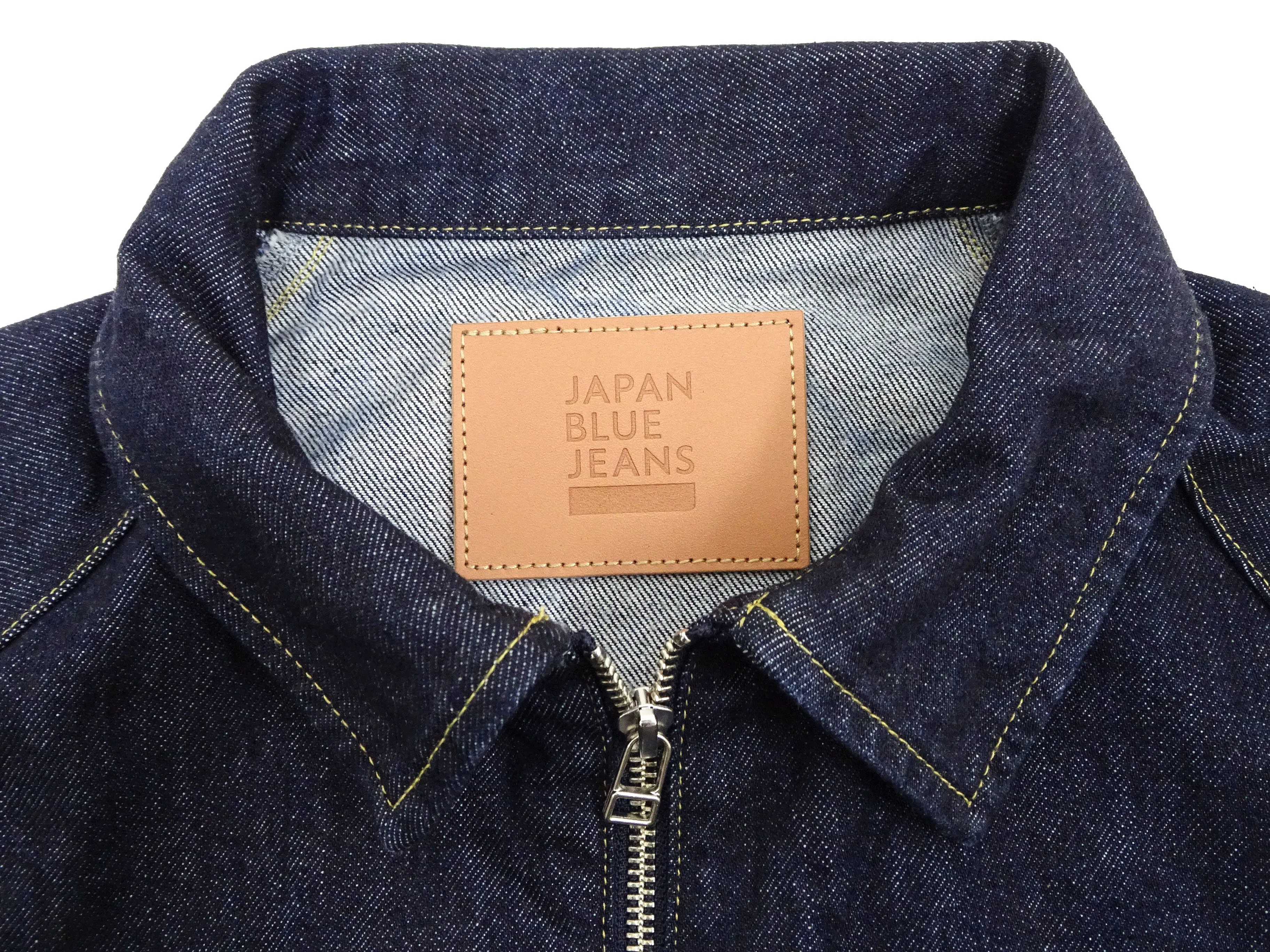 Japan Blue Jeans Denim Jacket JBOT1342 Men's Lightweight Zip-Front Jean Jacket JBOT1342 Indigo