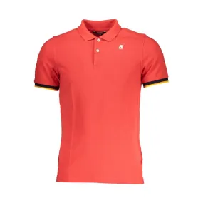 K-WAY Elegant Pink Contrast Detail Polo Shirt