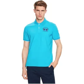 La Martina Elegant Stretch Cotton Pique Polo Shirt