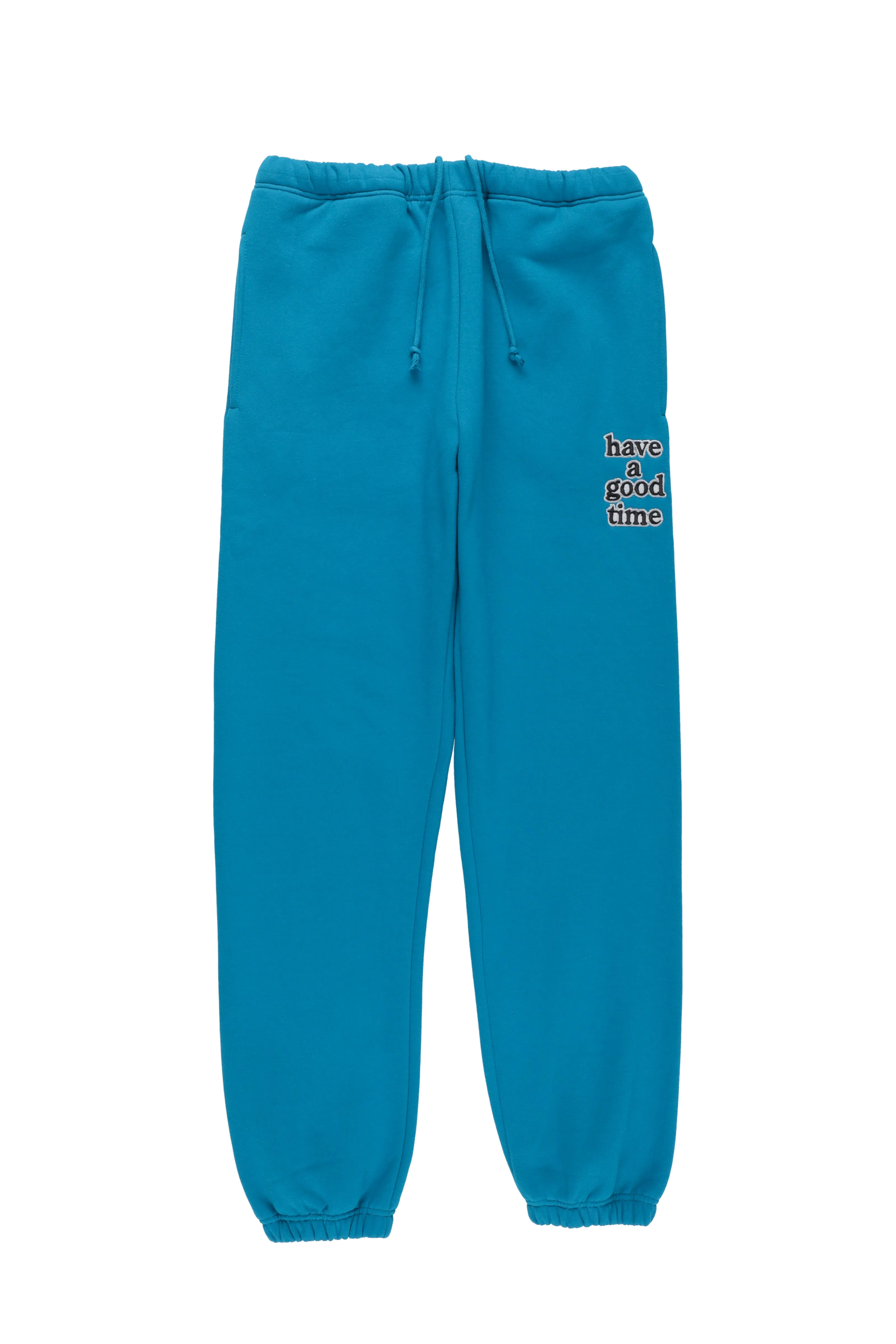 MINI EMBROIDERED LOGO SWEATPANTS DUCK BLUE