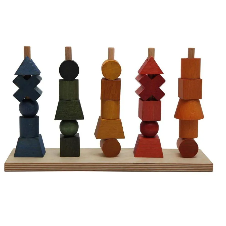 Montessori Stacking Toy - Rainbow