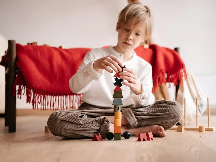 Montessori Stacking Toy - Rainbow