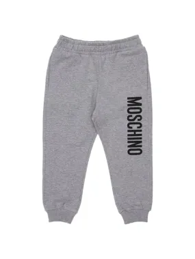 Moschino   Logo print cotton sweatpants 