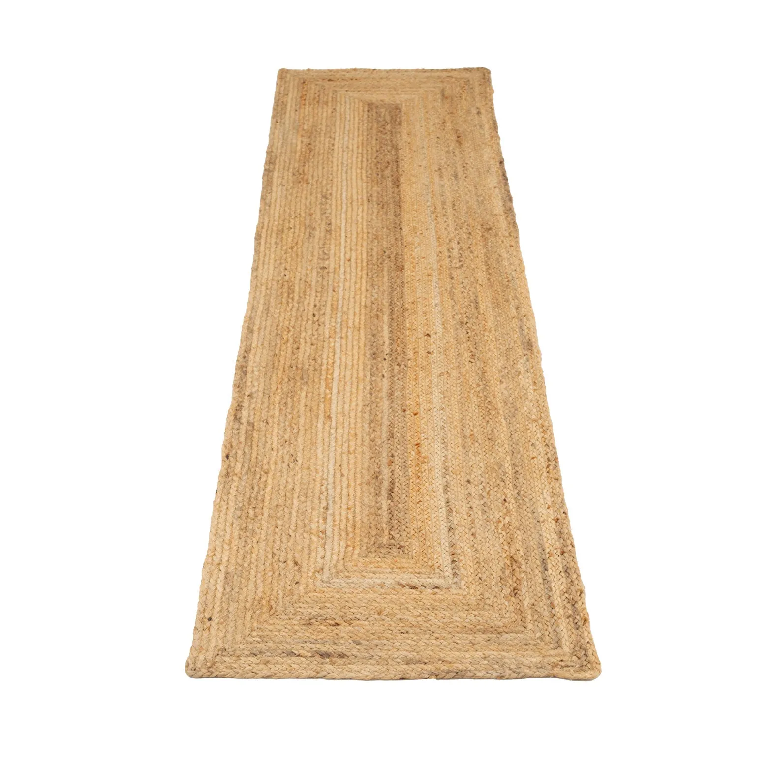 Natural Rustic Braided Jute Rug - Althea