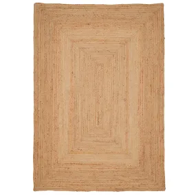 Natural Rustic Braided Jute Rug - Althea