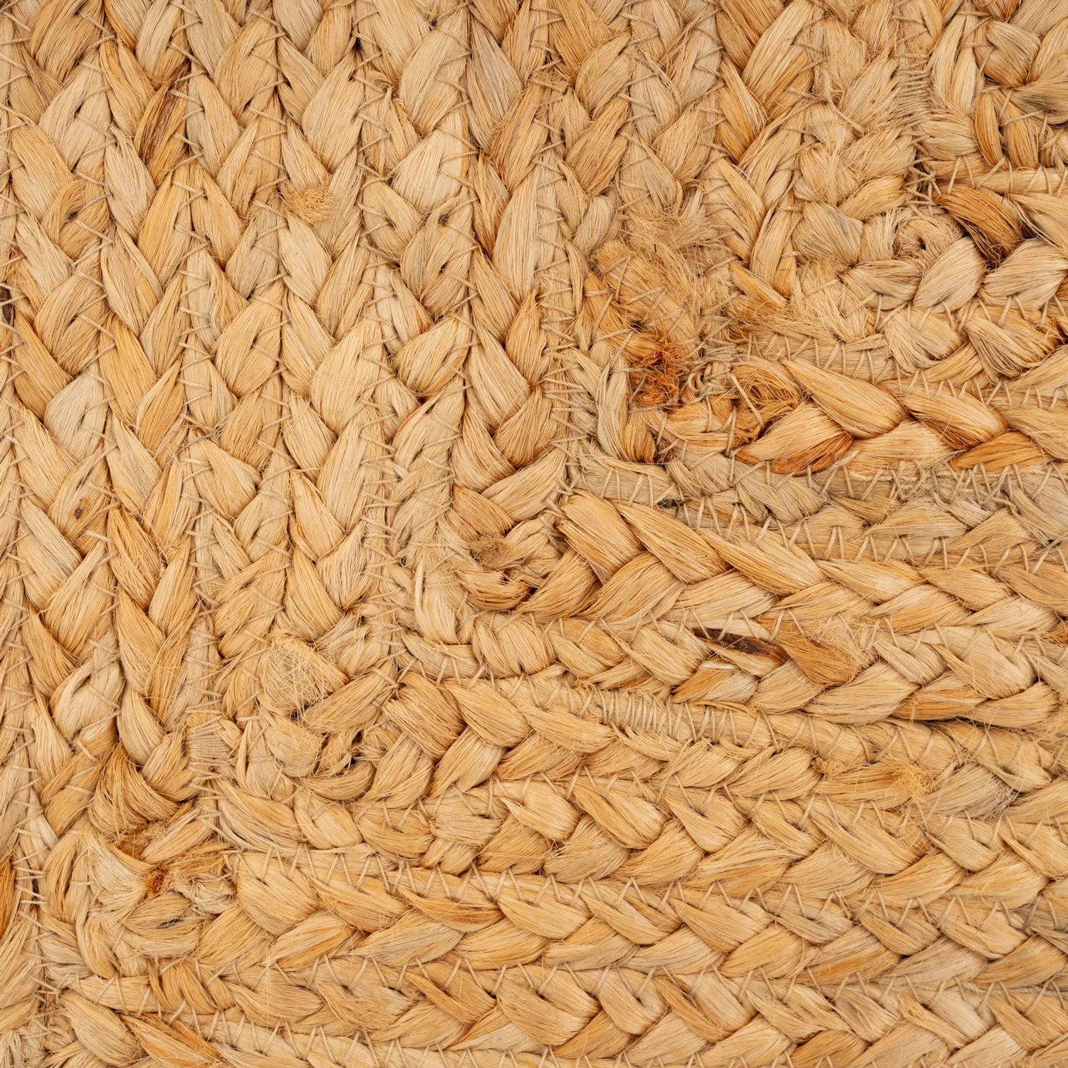 Natural Rustic Braided Jute Rug - Althea