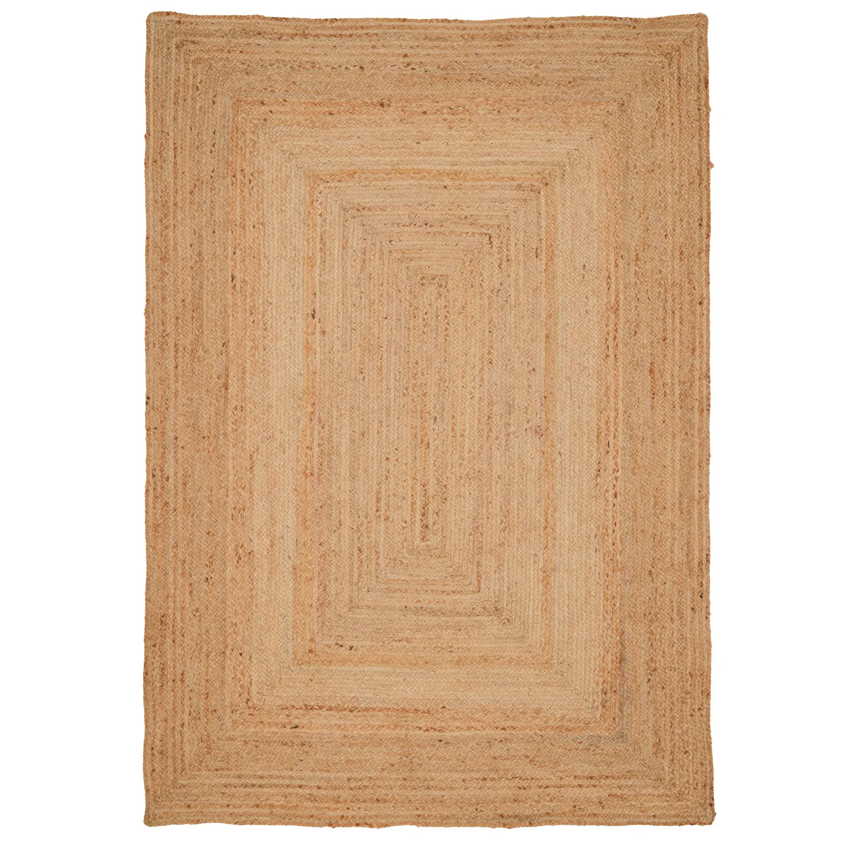 Natural Rustic Braided Jute Rug - Althea