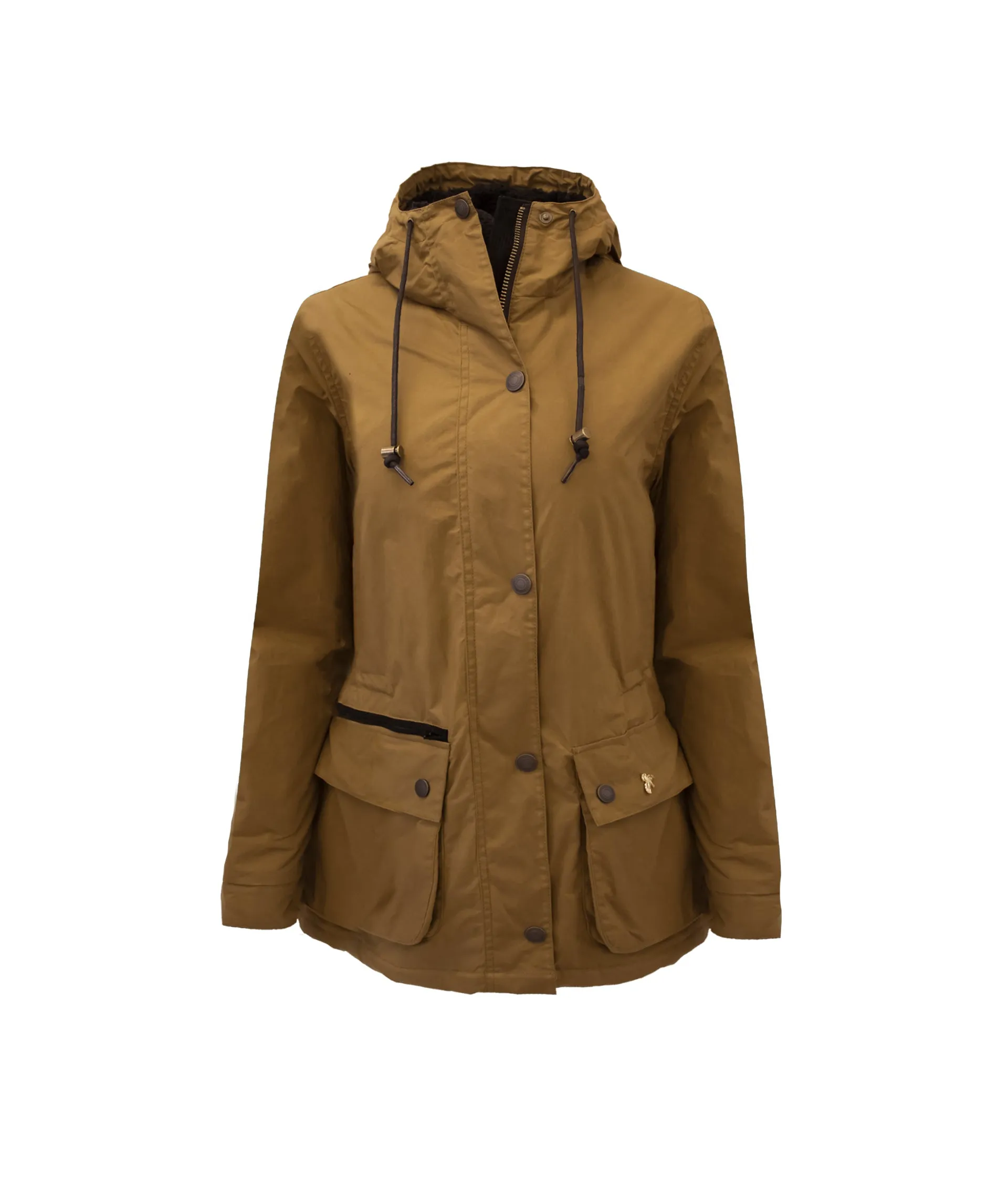 Newmarket Hooded Wax Jacket - Burnt Sand