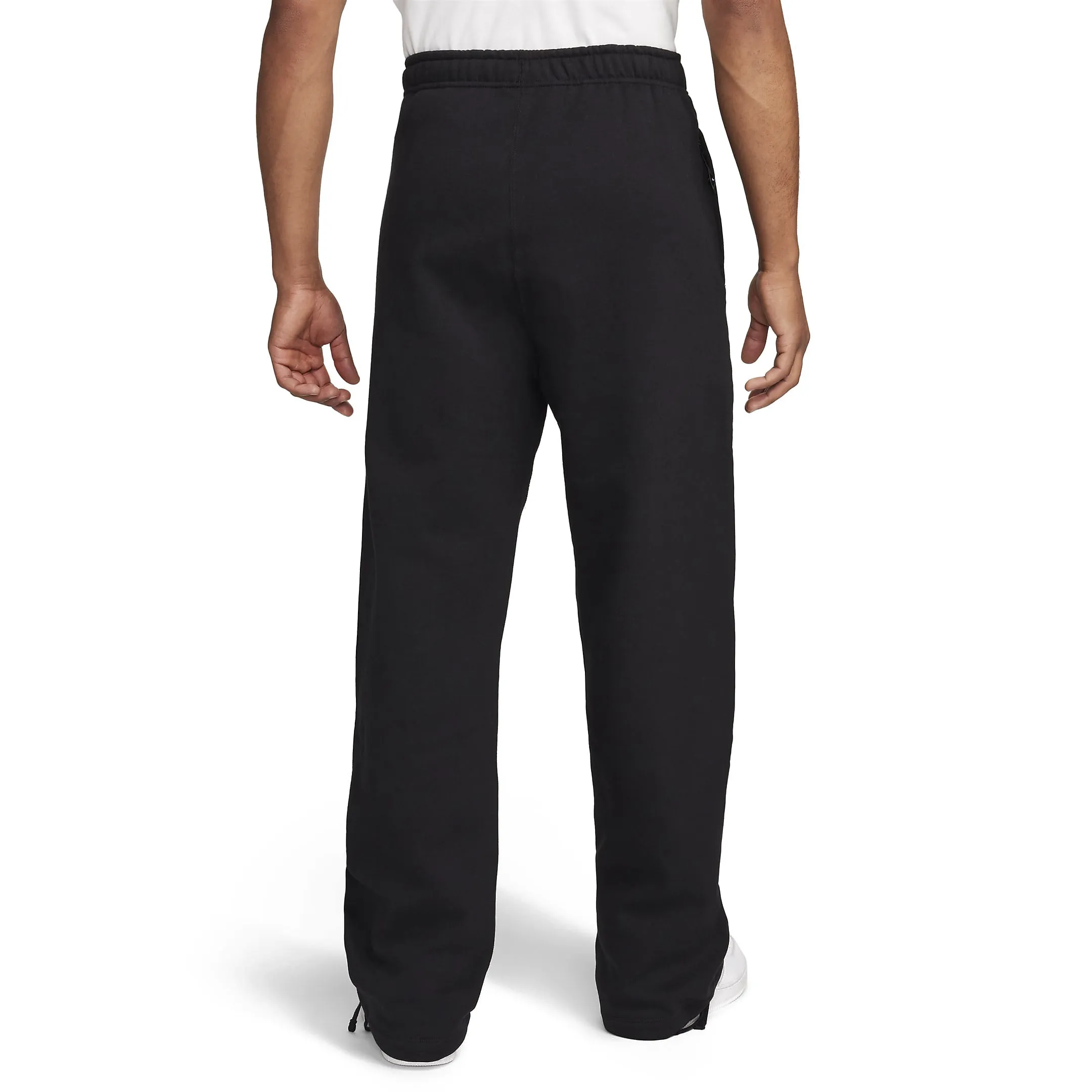 NIKE SOLO SWOOSH ESSENTIAL PANTS BLACK / WHITE