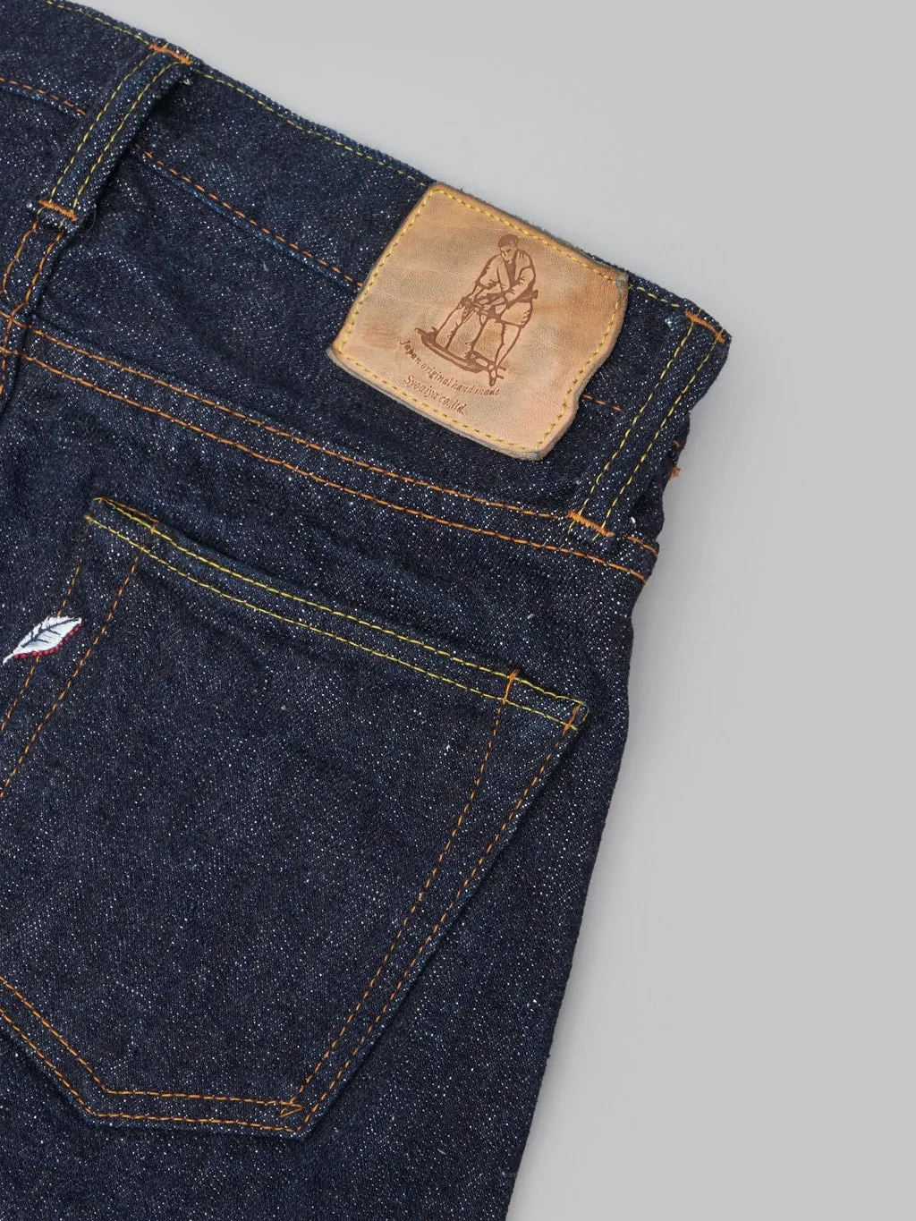 Pure Blue Japan SLB-019 "Slub Denim" 16.5oz Relaxed Tapered Jeans