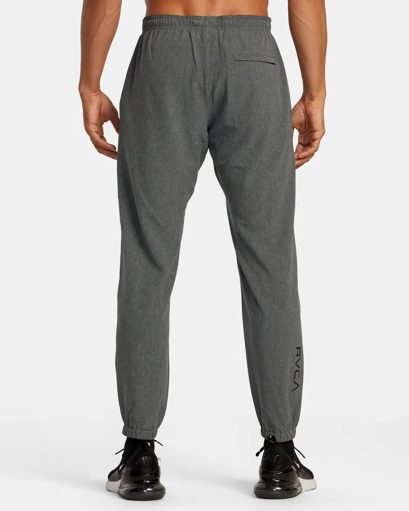 RVCA YOGGER TRACK PANTS II - CHARCOAL HEATHER