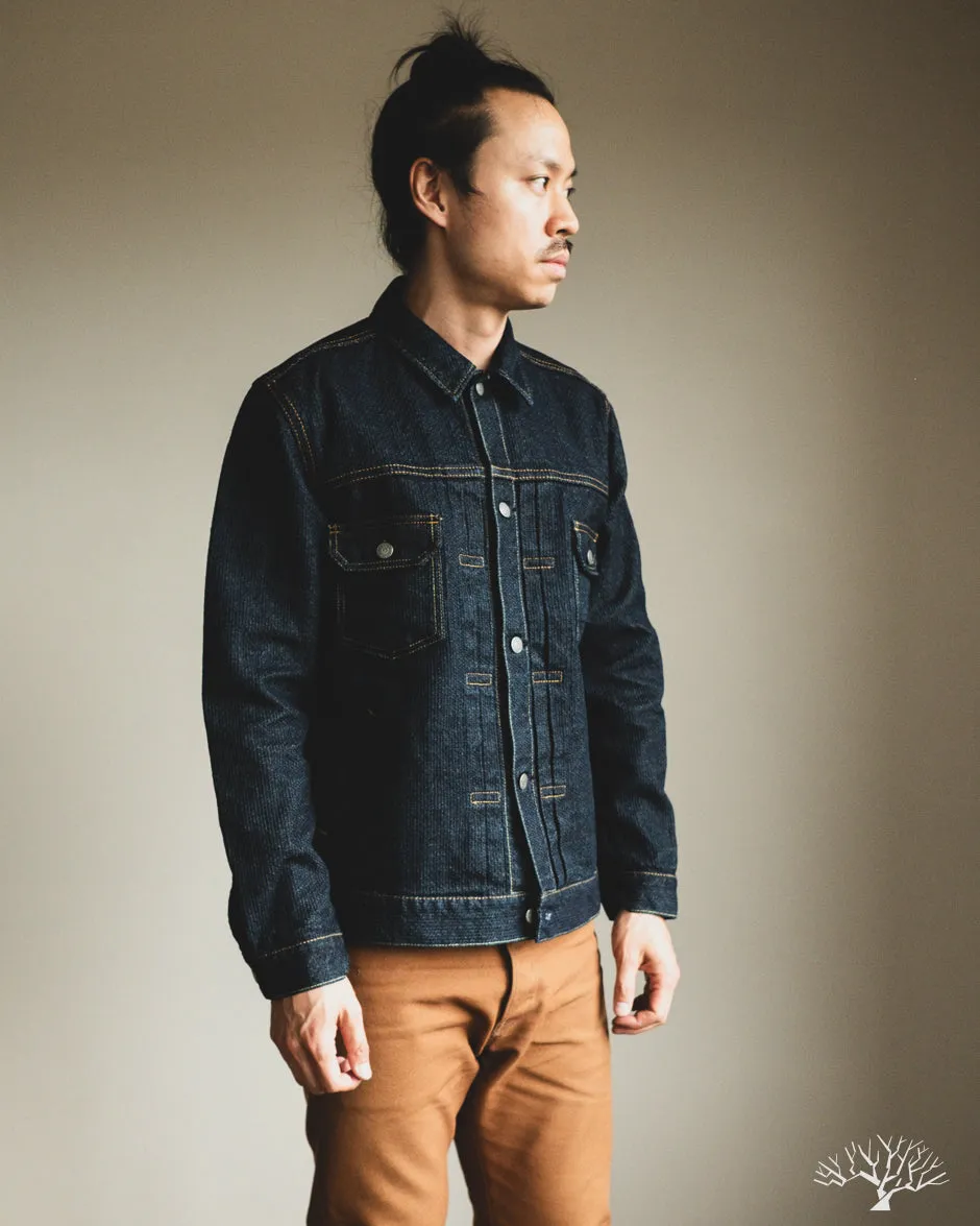 Sashiko Type 2 Jacket - Indigo x Indigo